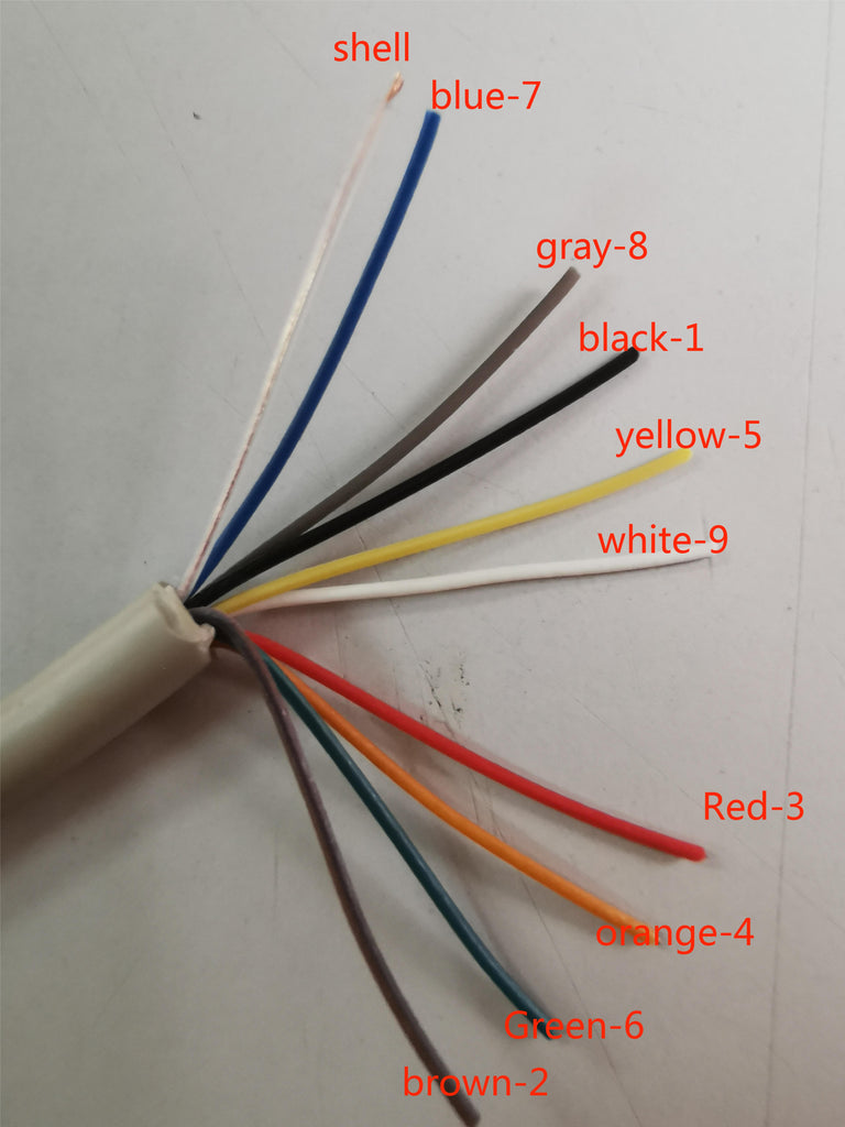 DYMEC DY-ACC-CBL1 - 3.1 Meter DB9 Male to B Male to Tinned End , Teflon ...